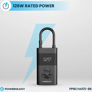 قیمت پمپ باد شارژی پاورولوژی بهمراه پاور بانک و چراغ قوه