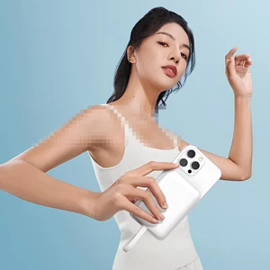 قیمت پاوربانک وایرلس مگ سیف فست شارژ بیسوس با کابل متصل لایتنینگ