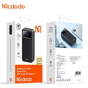 پاوربانک مک دودو 30000 میلی آمپر 22.5 واتی