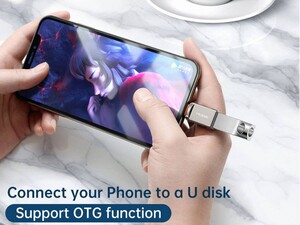 مبدل یواس‌بی به لایتنینگ مک‌دودو MCDODO OTG USB-A 3.0 To Lightning Mini OTG Adapter OT-8600
