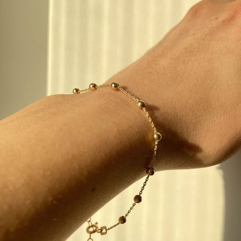 دستبند زنجیر توپی خلخال