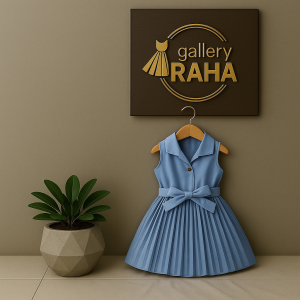 پیراهن پلیسه کمربنددار دخترانه - مدل شیک و خاص