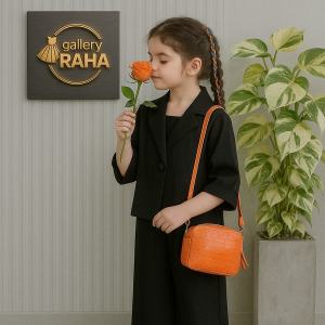 کت و شلوار لینن بچه‌گانه دخترانه با رنگ‌بندی خاص