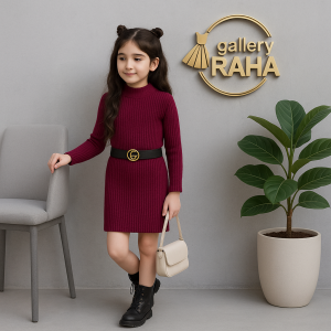 پیراهن بافت فرانسوی با رنگ‌بندی متنوع مناسب کودکان و نوجوانان