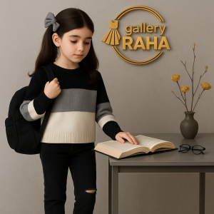 شومیز بافت راه راه ترند و شیک با کیفیت بالا