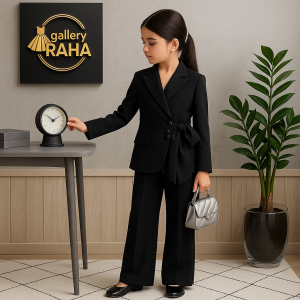 ست کت و شلوار بچگانه کرپ مازراتی – طراحی خاص و فیت مدرن
