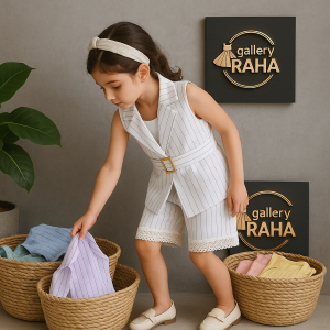 ست جلیقه و شلوارک بچگانه دیپلمات – طراحی خاص تابستانی با دوخت حرفه‌ای