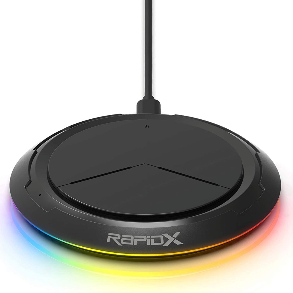 خرید RapidX Prismo RGB 10W Qi Certified Wireless Charging Pad