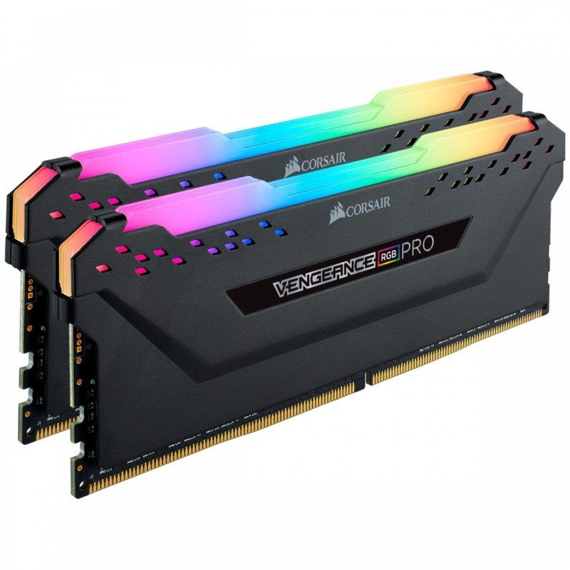خرید رم دسکتاپ DDR4 دو کاناله 3200 مگاهرتز CL16 کورسیر مدل VENGEANCE RGB PRO ظرفیت 32 گیگابایت