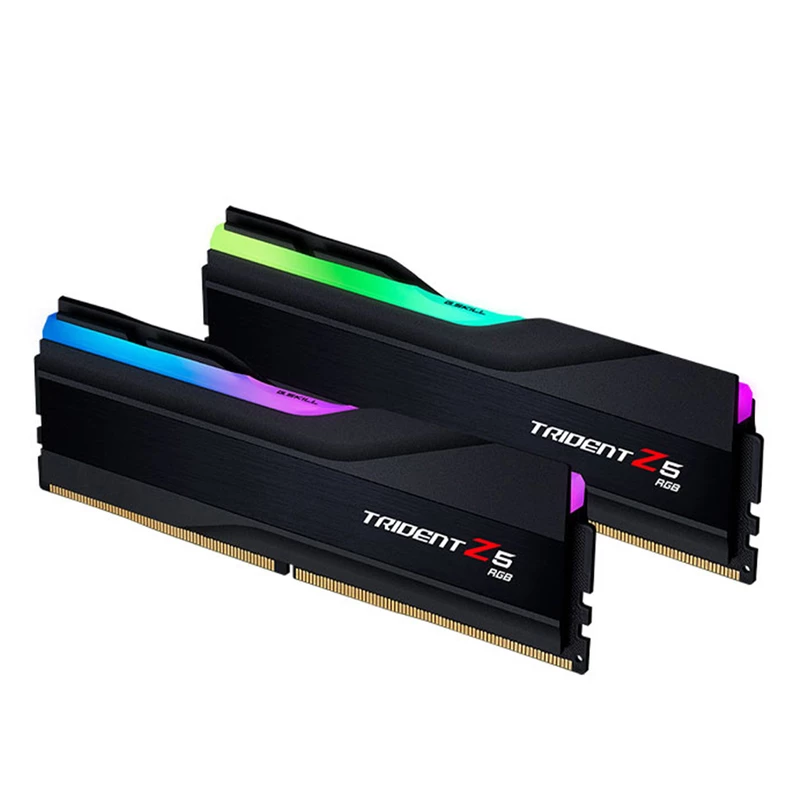خرید رم دسکتاپ DDR5 دوکاناله 6600 مگاهرتز CL34 جی اسکیل مدل TRIDENT Z RGB D5 ظرفیت 32 گیگابایت