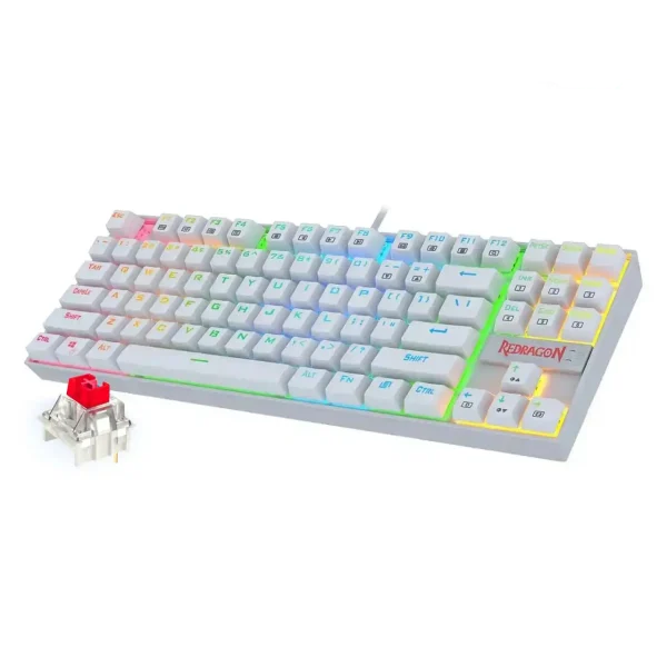 کیبورد مکانیکال  Redragon Kumara K552 (white)