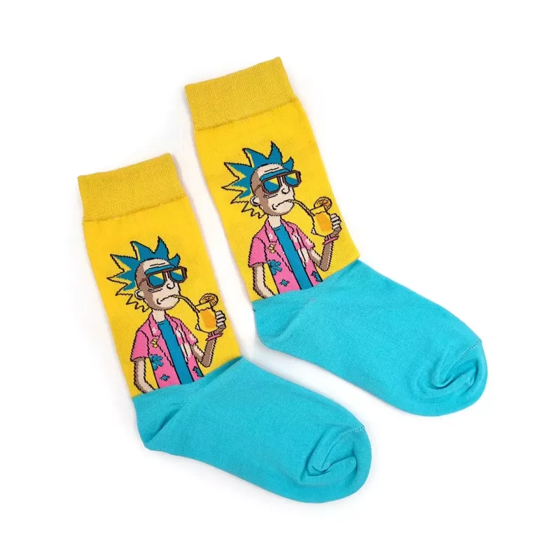 خرید جوراب گیمینگ طرحریک و مورتی (Rick and Morty)