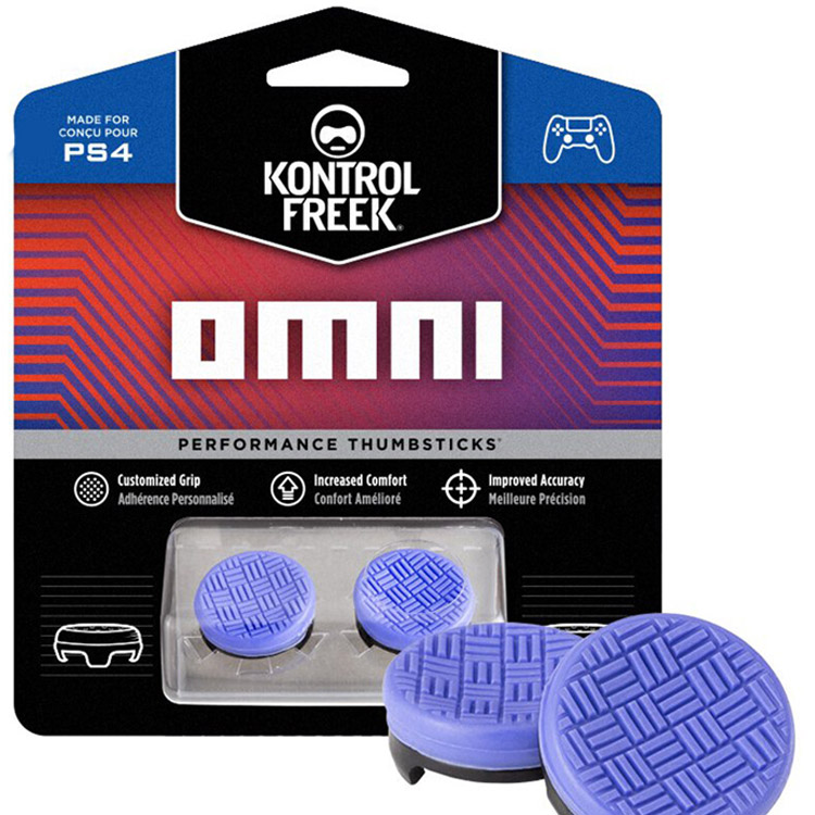 خرید روکش آنالوگ KontrolFreek مخصوص PS5 و PS4 - طرح Omni آبی