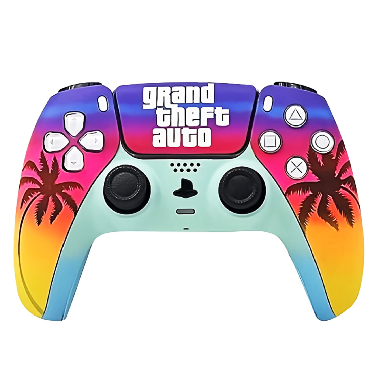 خرید کنترلر PS5 اورجینال با طراحی کاستوم دستی – طرح سی سالگی