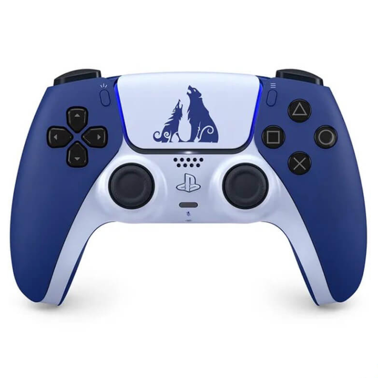 خرید کنترلر PS5 اورجینال با طراحی کاستوم دستی – طرح God of War