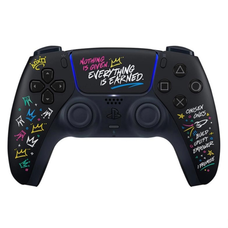 خرید کنترلر PS5 اورجینال با طراحی کاستوم دستی – طرح  لبران جیمز (LeBron James)