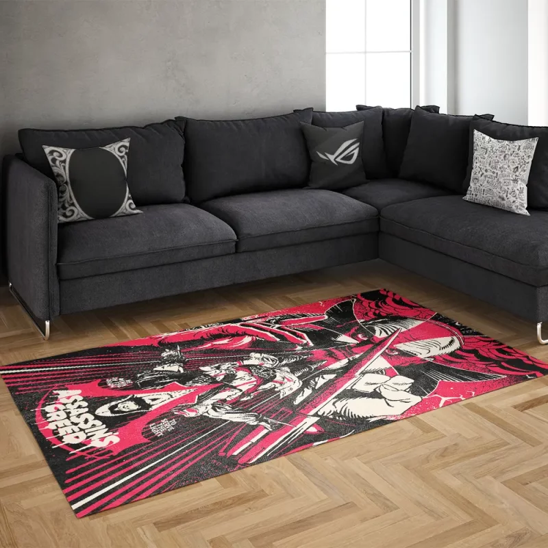 خرید فرش گیمینگ طرح Assasin&amp;#39;s Creed Rug