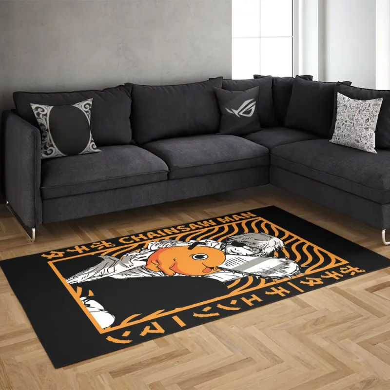 خرید فرش گیمینگ طرح Chainsaw Man 33 Rug