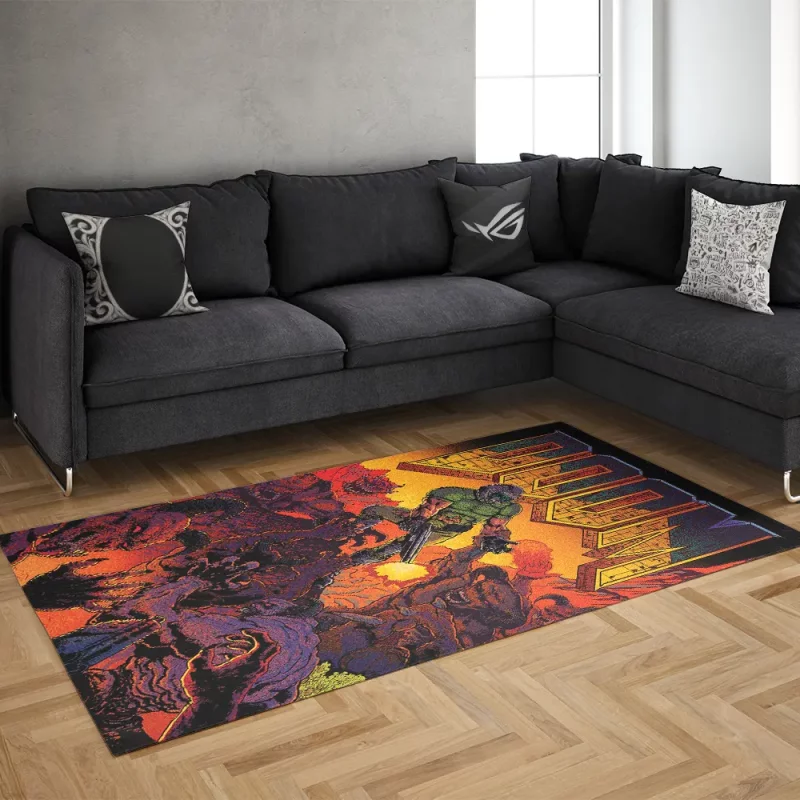 خرید فرش گیمینگ طرح Dead Stars Rug