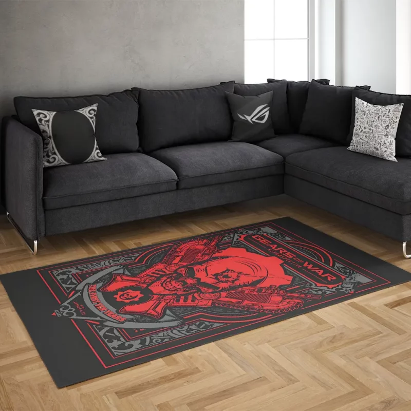 خرید فرش گیمینگ طرح Gears Of War 404 Rug