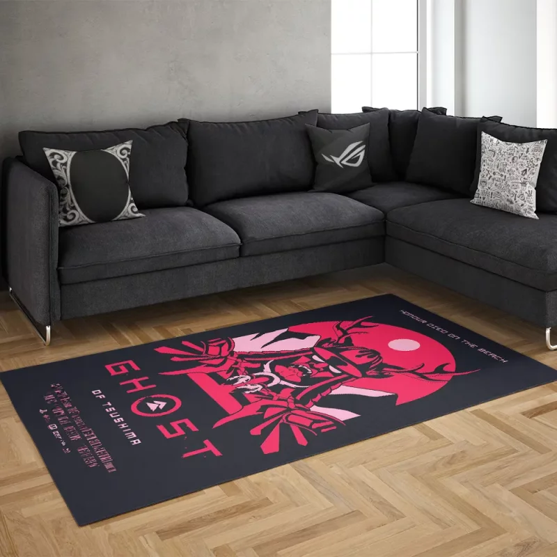 خرید فرش گیمینگ طرح Ghost Of Tsushima 903 Rug