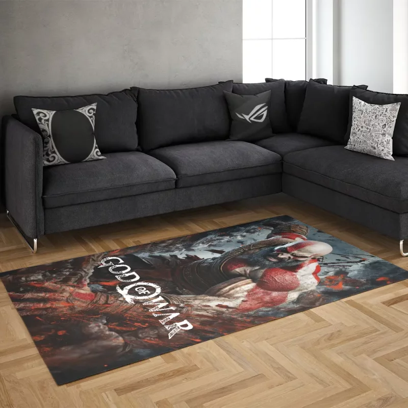 خرید فرش گیمینگ طرح GOD OF WAR 812 Rug
