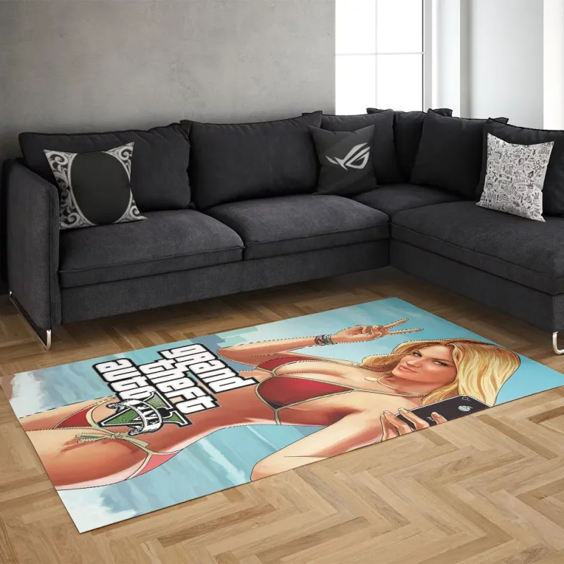 خرید فرش گیمینگ طرح GTA V