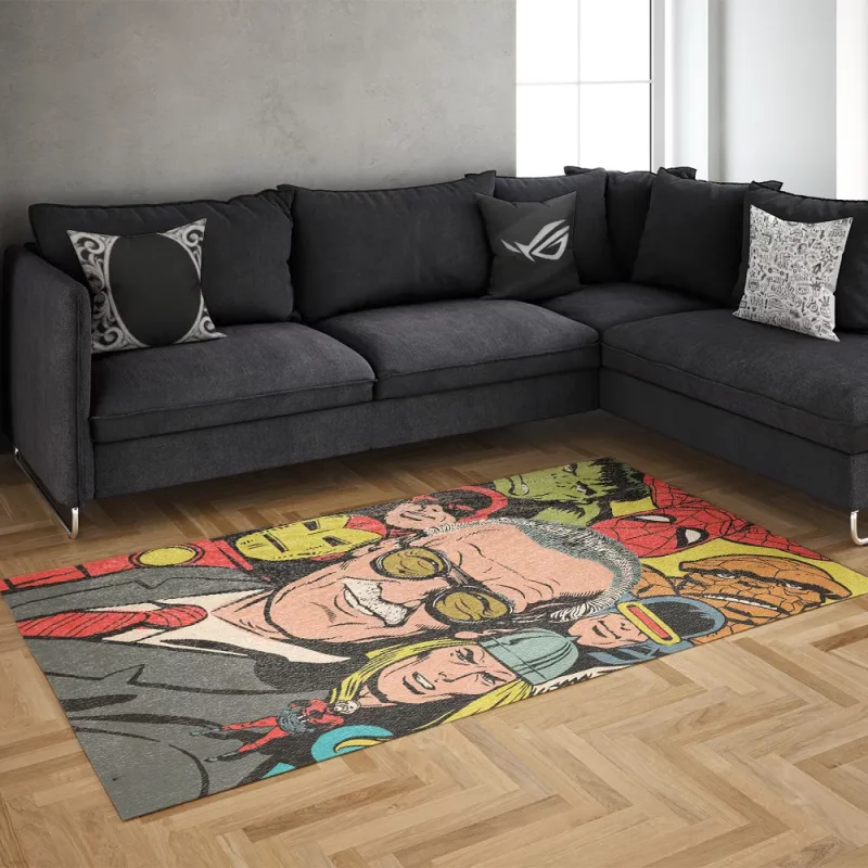 خرید فرش گیمینگ طرح MARVEL Rug