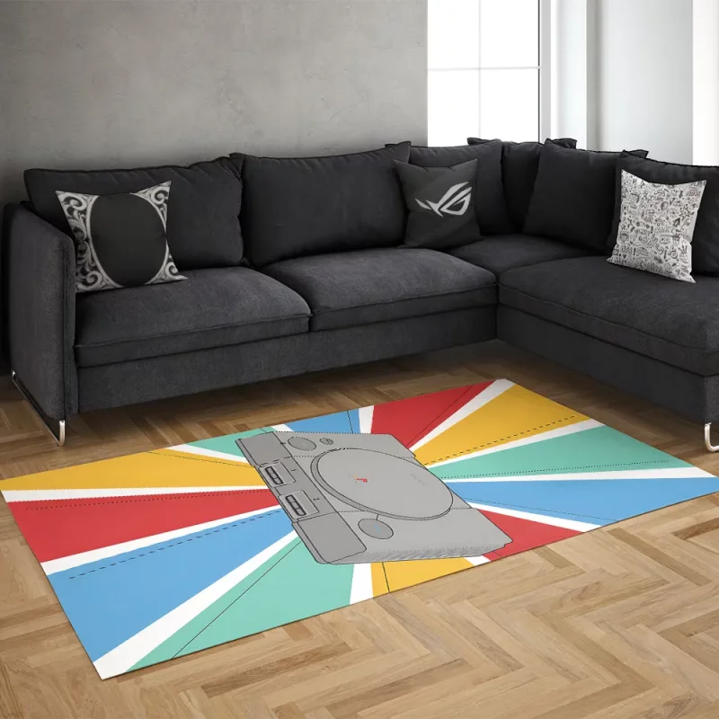خرید فرش گیمینگ طرح Playstation Rug