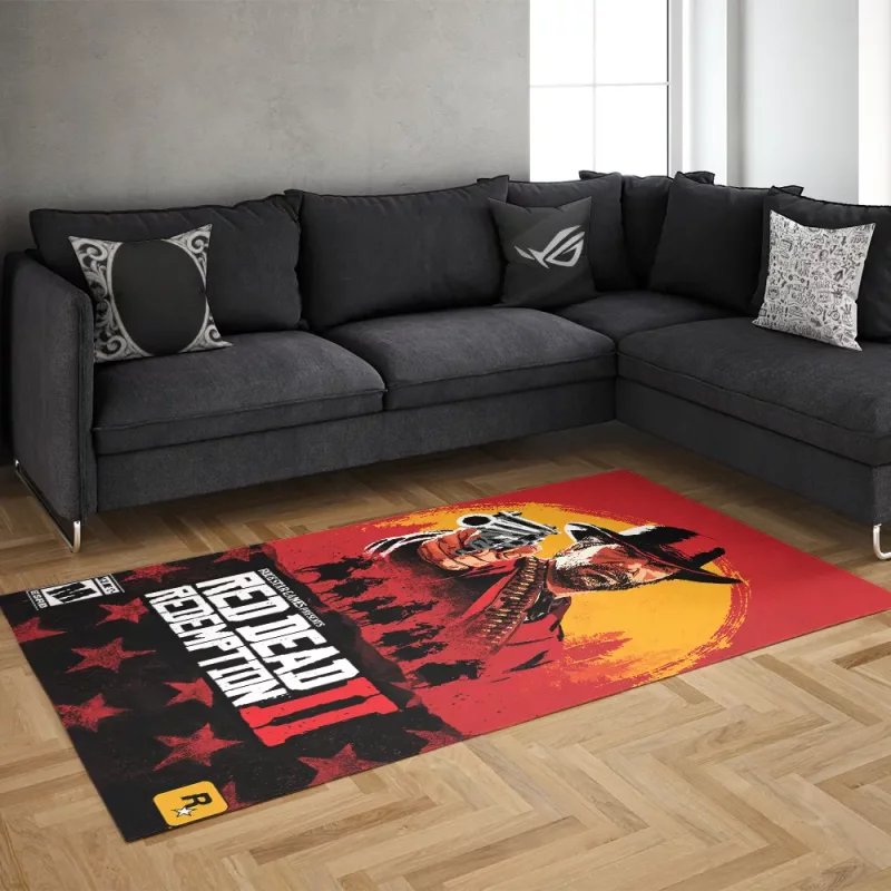 خرید فرش گیمینگ طرح   Red Dead  1004 Rug