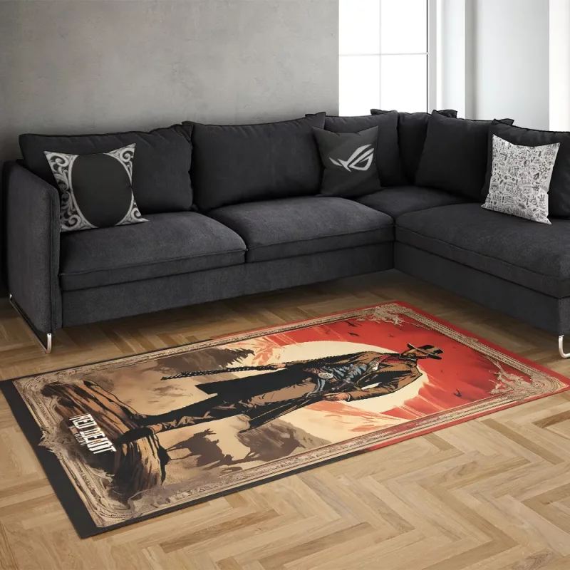 خرید فرش گیمینگ طرح   Red Dead  1005 Rug