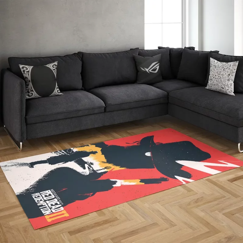 خرید فرش گیمینگ طرح   Red Dead  1007 Rug