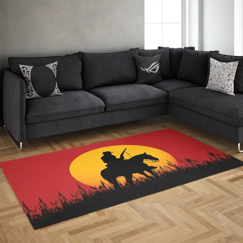 خرید فرش گیمینگ طرح   Red Dead  1008 Rug