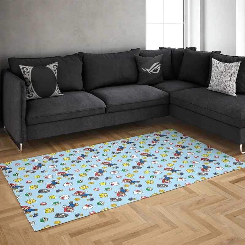 خرید فرش گیمینگ طرح  Super Mario 492 rug