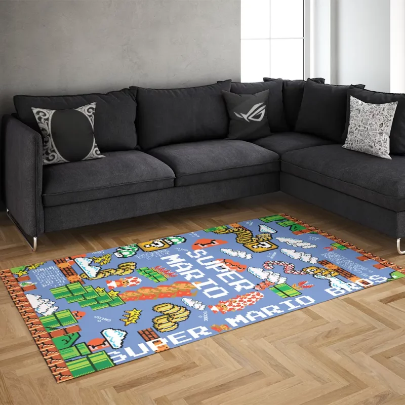 خرید فرش گیمینگ طرح  Super Mario 493 rug