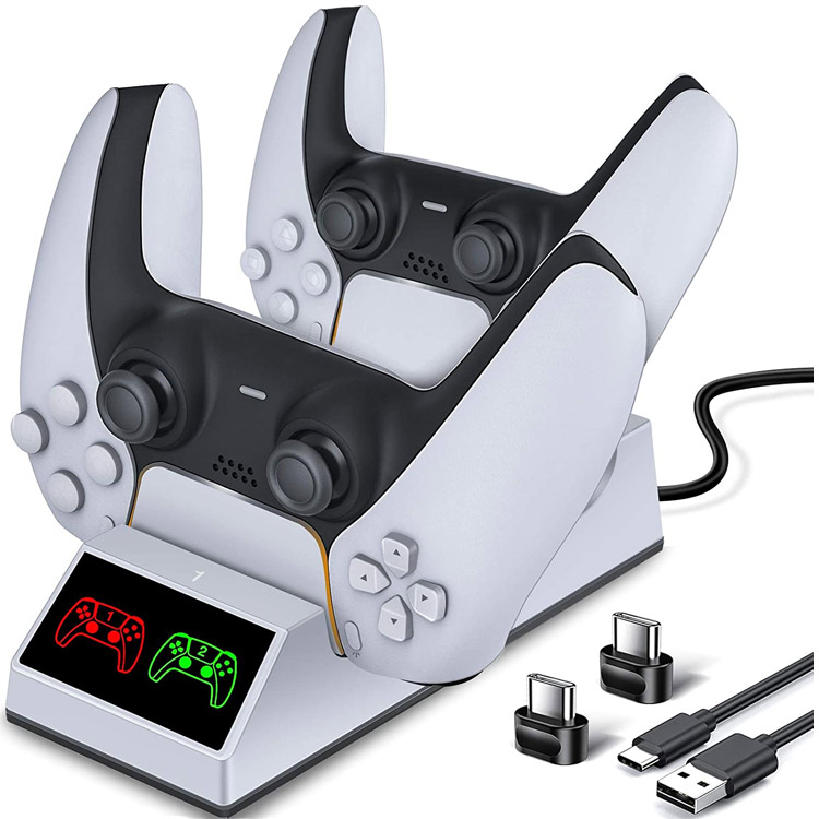 خرید پایه شارژر دوگانه کنترلر PS5