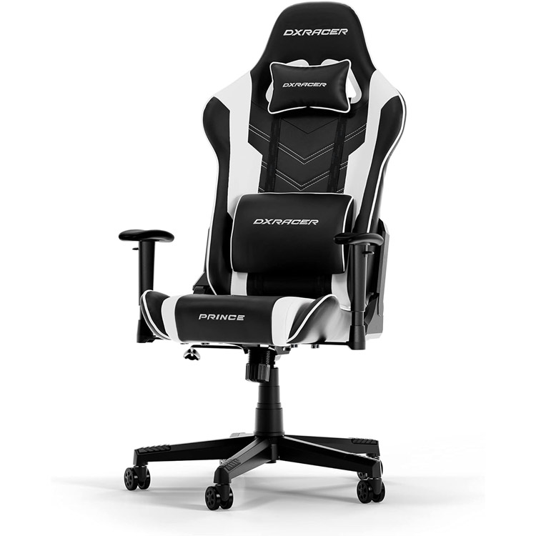 خرید صندلی گیمینگ دی ایکس ریسر مدلDXRacer prince Series Gaming Chair BLACK/WHITE