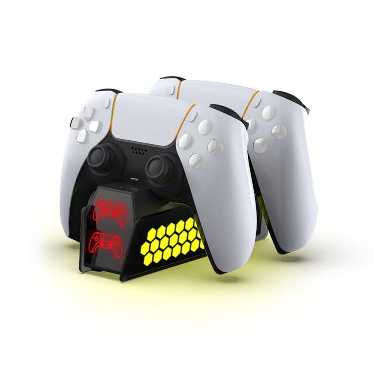 خرید پایه شارژر RGB دوگانه DOBE برای کنترلر PS5