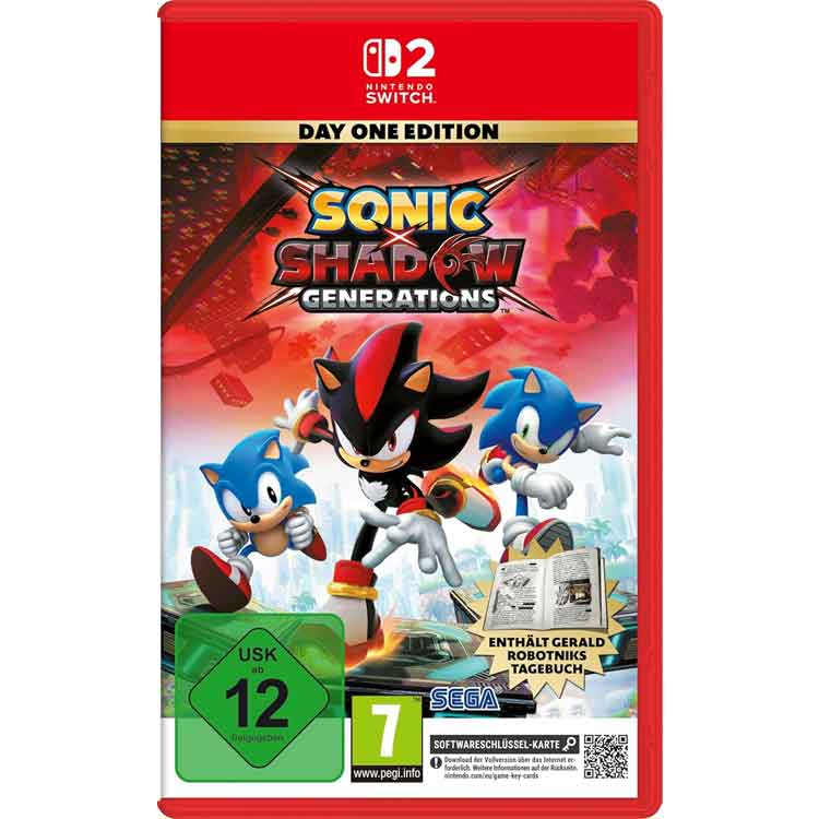 خرید کارت دانلود بازی Sonic X Shadow Generations نسخه Day One برای نینتندو سوییچ