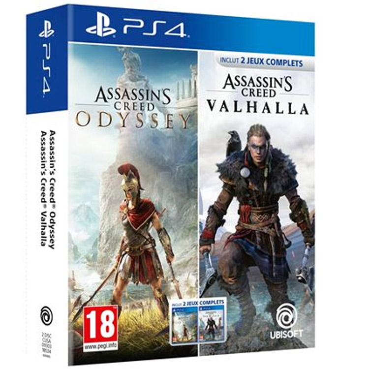 خرید بازی  Odyssey و Assassin&amp;#039;s Creed Valhalla برای PS4