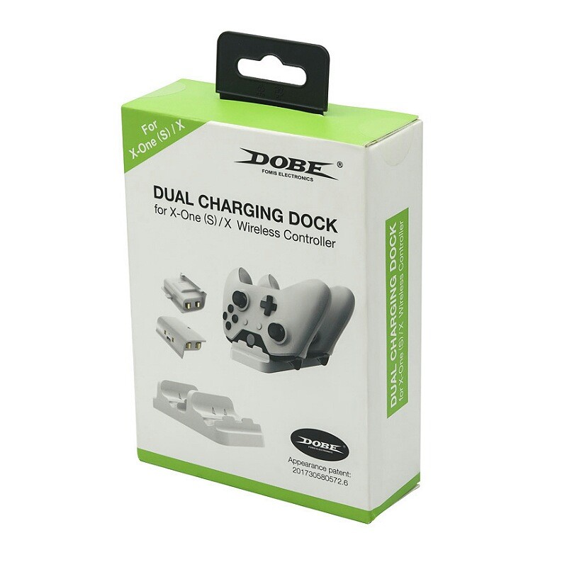 خرید پایه شارژر دوگانه Dobe به همراه دو باتری قابل شارژ برای ایکس باکس