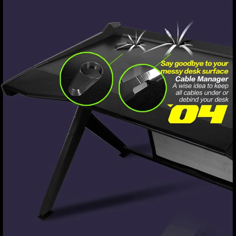 میز گیمینگ Dxracer Black/Red