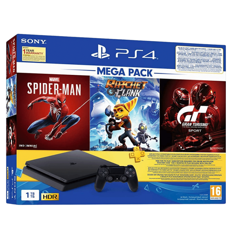 خرید PS4 SLIM گیگابایت 1ترابایت