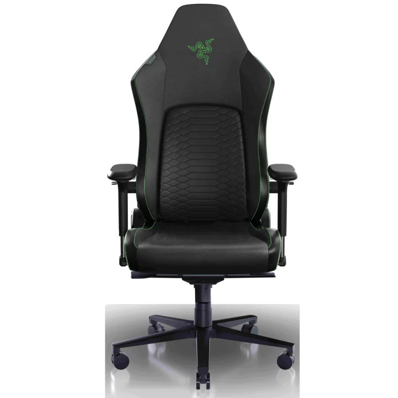 خرید صندلی گیمینگ Razer Iskur XL به همراه بالشتک سر و کمر - سیاه/سبز - XL