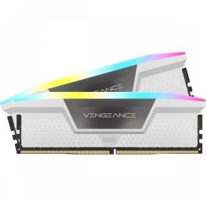 خرید رم دسکتاپ DDR5 دو کاناله 6000 مگاهرتز CL36 کورسیر مدل VENGEANCE RGB White ظرفیت 32 گیگابایت