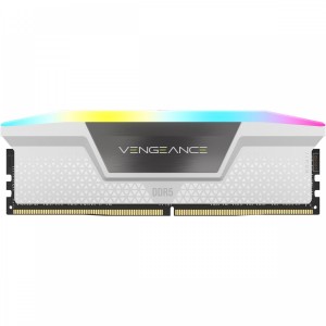 خرید رم دسکتاپ DDR5 دو کاناله 6000 مگاهرتز CL36 کورسیر مدل VENGEANCE RGB White ظرفیت 32 گیگابایت