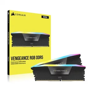 خرید رم دسکتاپ DDR5 دو کاناله 6400 مگاهرتز CL32 کورسیر مدل VENGEANCE RGB ظرفیت 32 گیگابایت