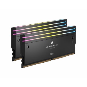 خرید رم دسکتاپ DDR5 دوکاناله 6600 مگاهرتز CL32 کورسیر مدل Dominator Titanium RGB ظرفیت 32 گیگابایت