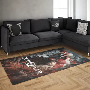 خرید فرش گیمینگ طرح GOD OF WAR 813 Rug