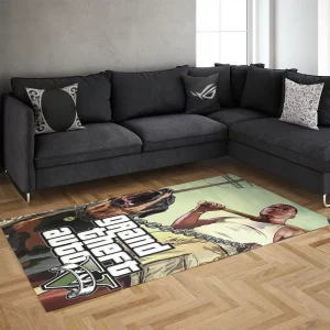 خرید فرش گیمینگ طرح GTA V Rug